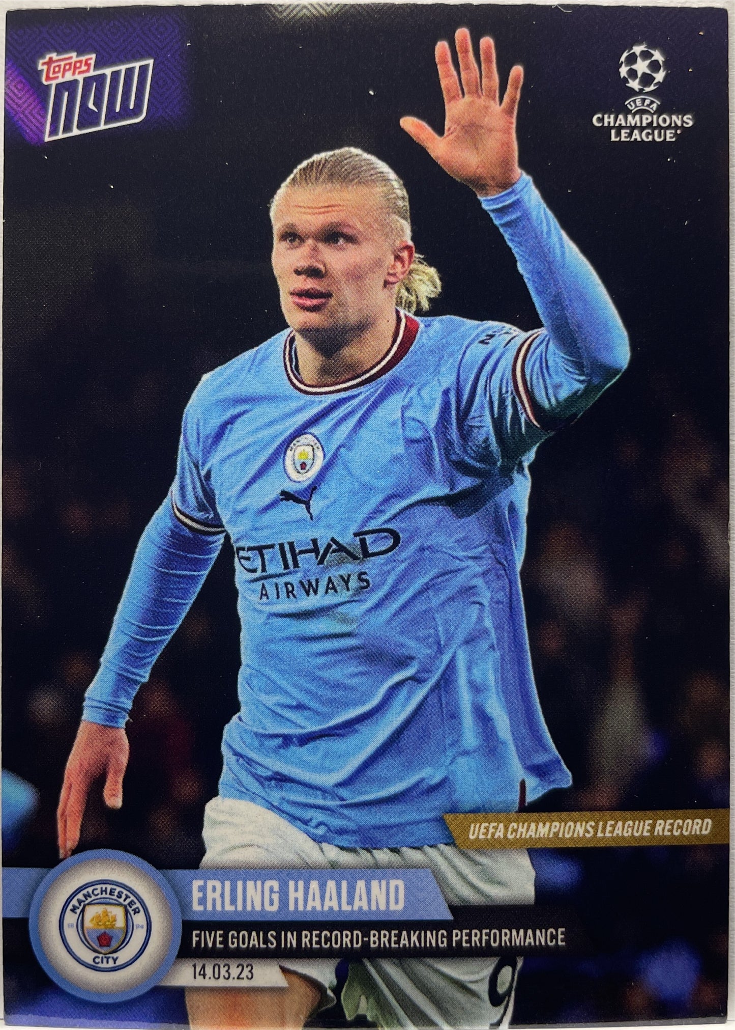 Erling Haaland Topps Now #90