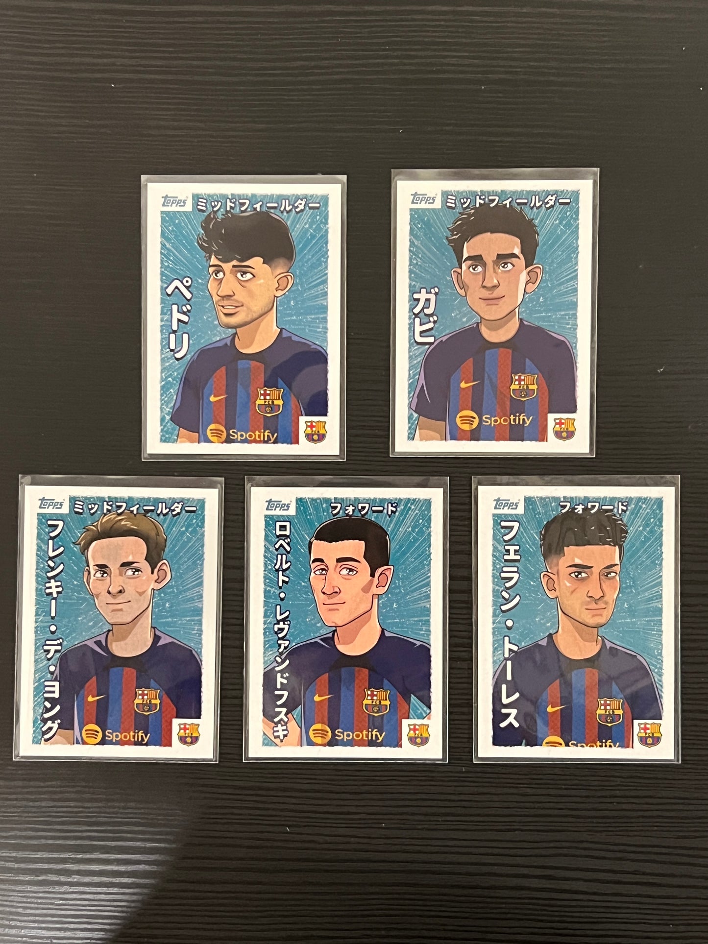 FC Barcelona Set Topps Anime Japan 2023