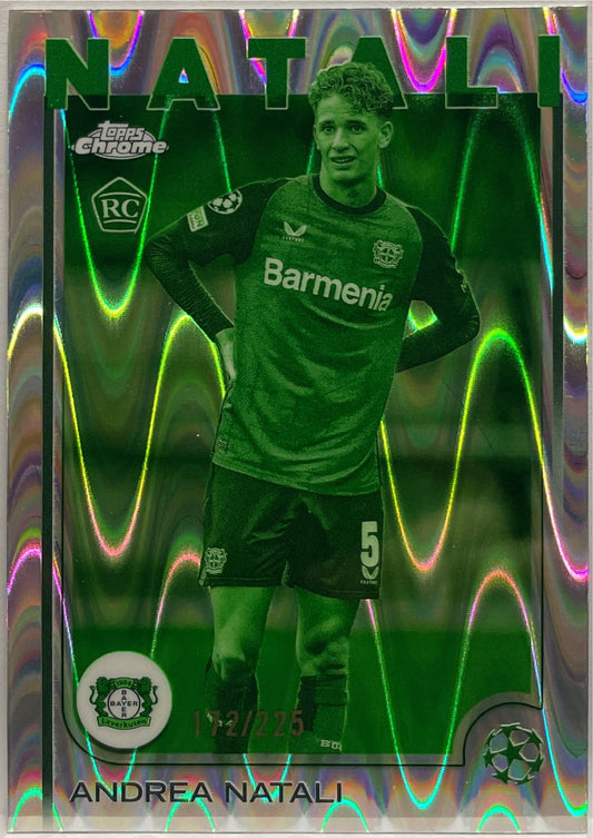 Andrea Natali 172/225 Rookie Night Vision RayWave Topps Chrome UCC 2024/25