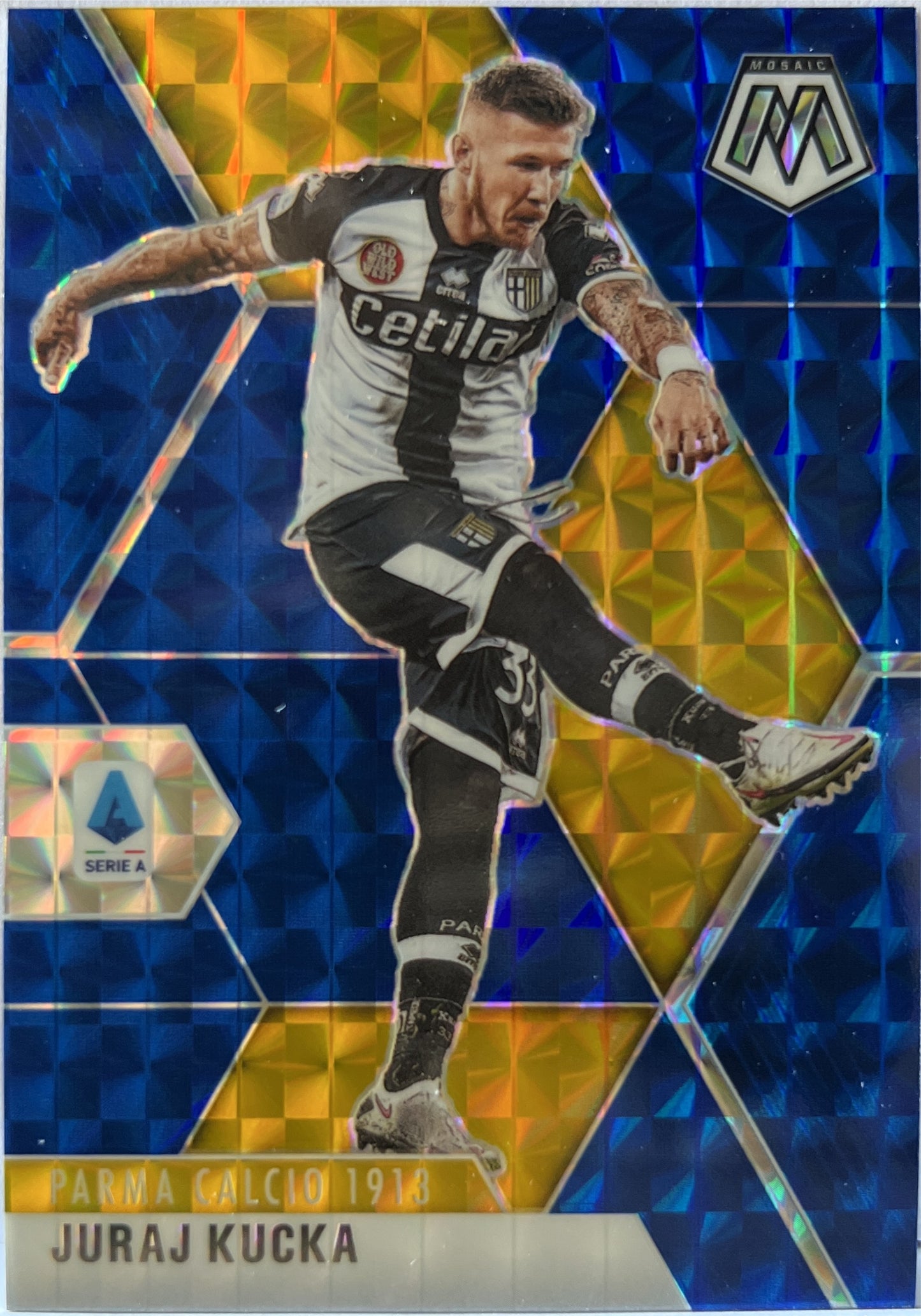 Juraj Kucka 86/99 Blue Mosaic Serie A 2020/21
