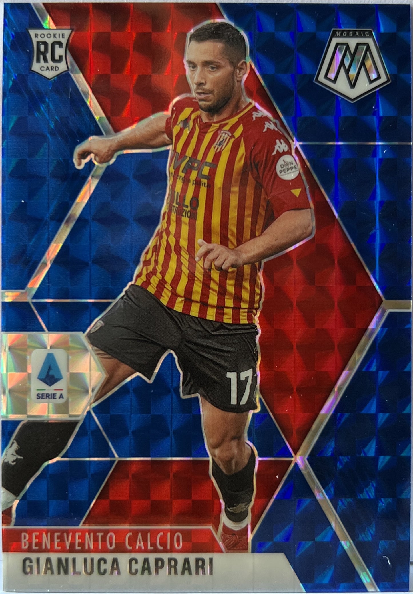 Gianluca Caprari 30/99 Rookie Blue Mosaic Serie A 2020/21