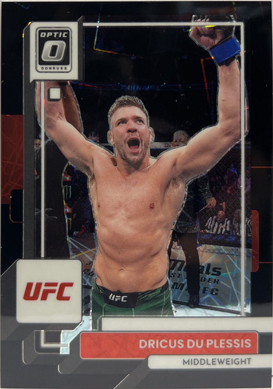 Dricus Du Plessis 38/39 Black Donruss Optic UFC 2023