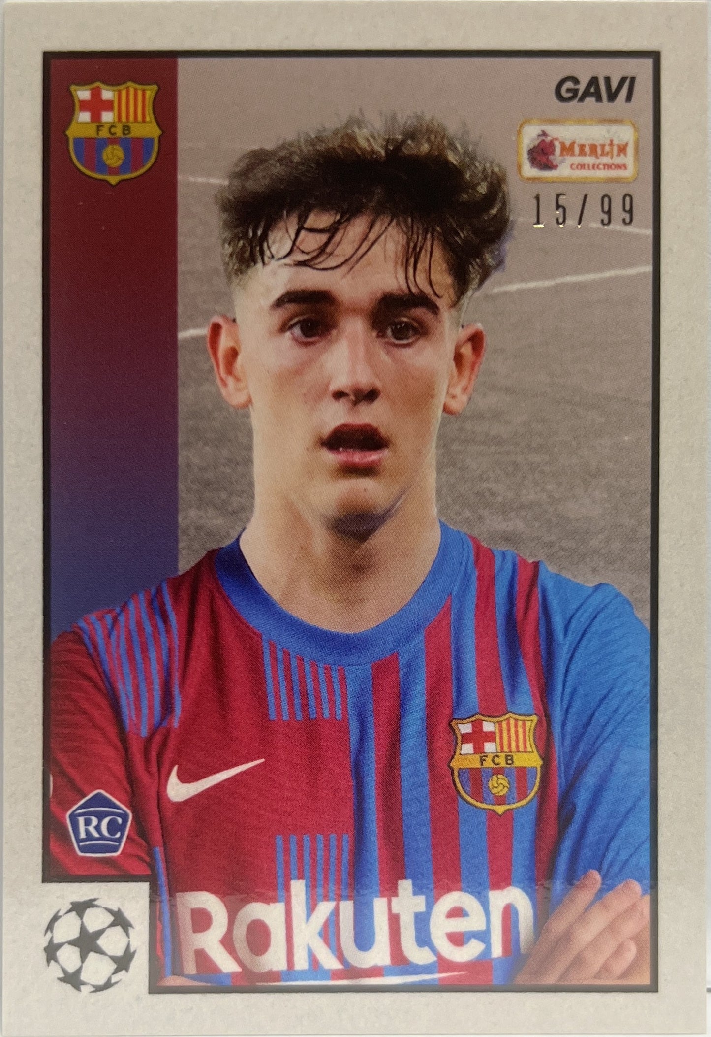 Gavi 15/99 Rookie Topps Merlin Heritage 97 2021/22