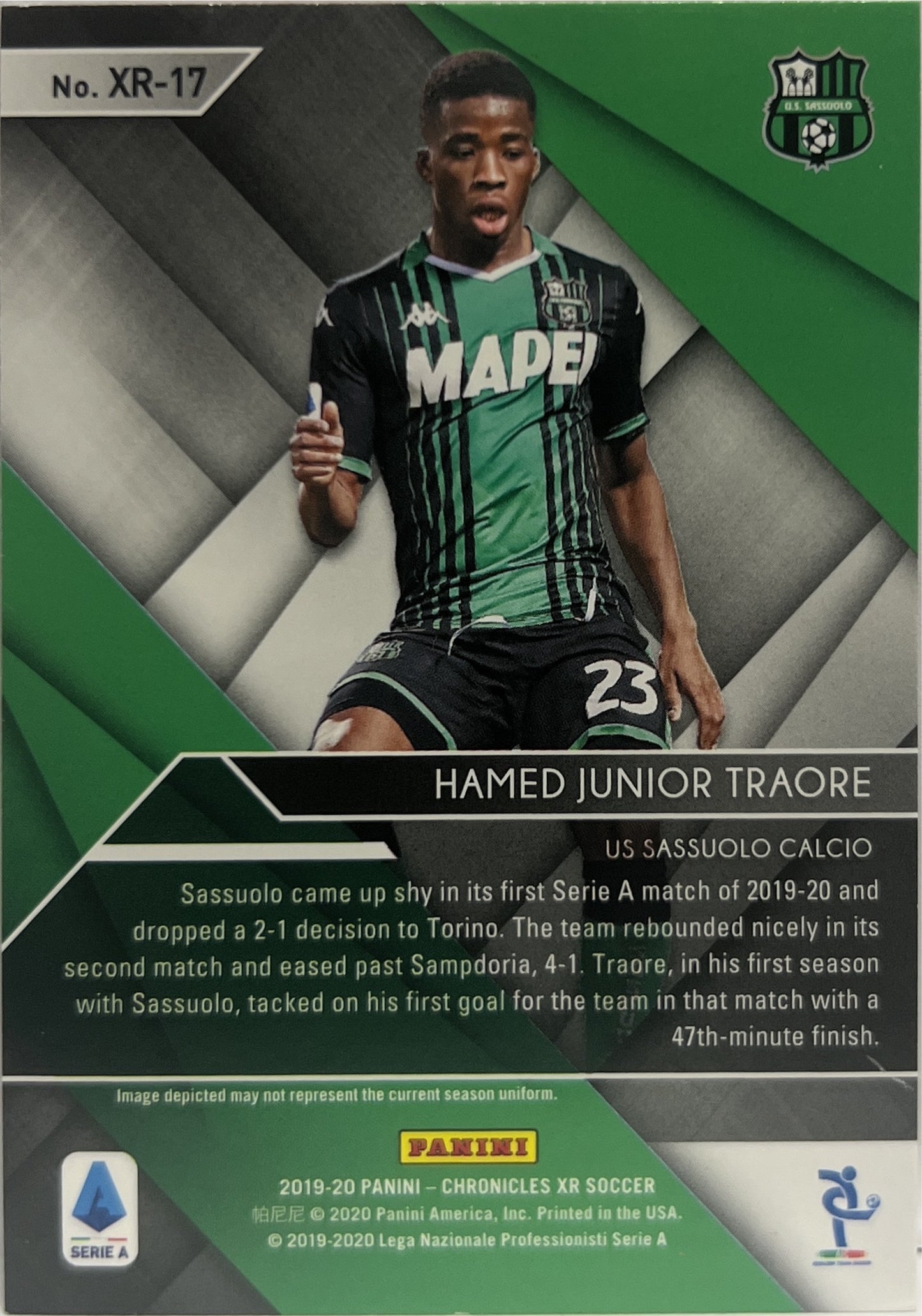 Hamed Junior Traore Rookie XR Orange Chronicles 2019/20