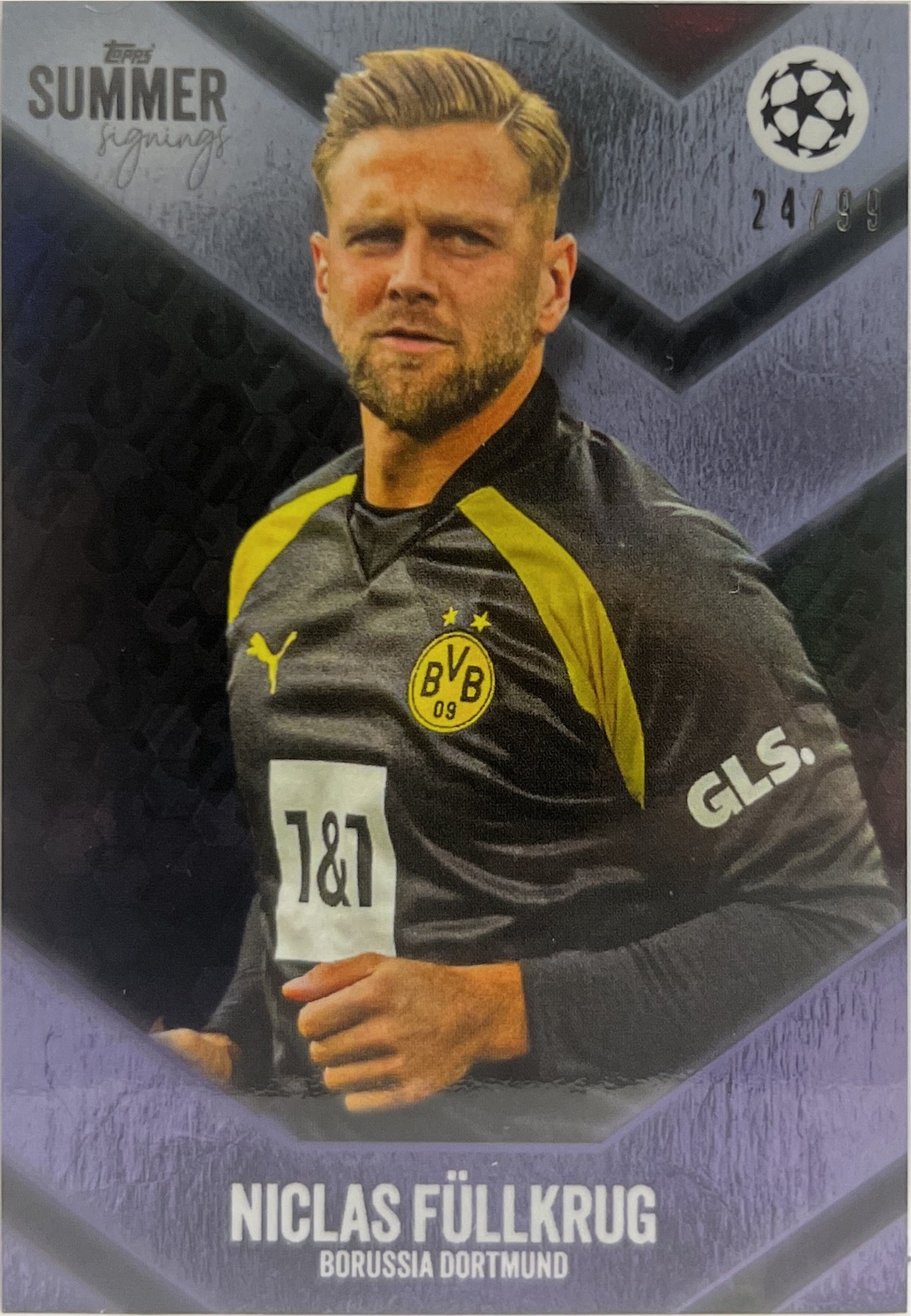 Niclas Fullkrug 24/99 Star Signing Topps Summer Signing 2023