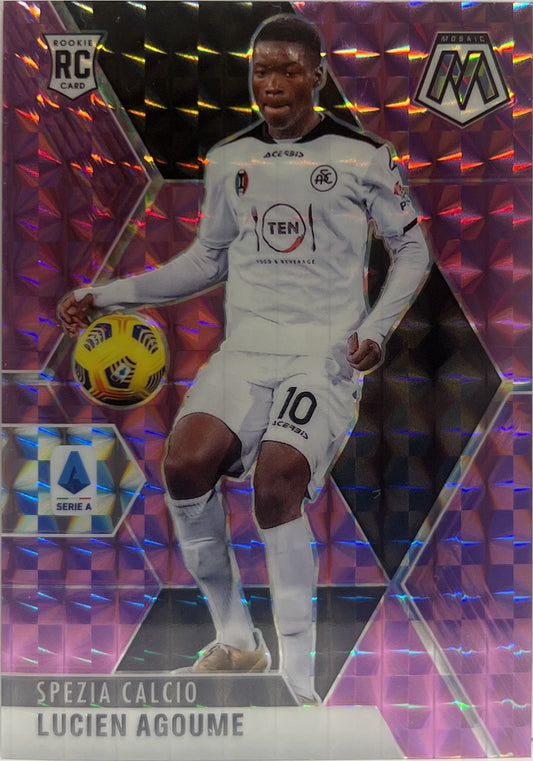 Lucien Agoume 49/49 Rookie Purple Mosaic Serie A 2020/21