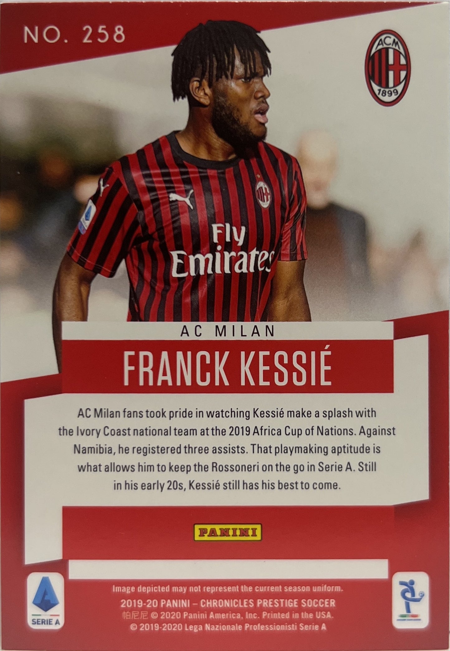 Franck Kessie Rookie Prestige Chronicles 2019/20