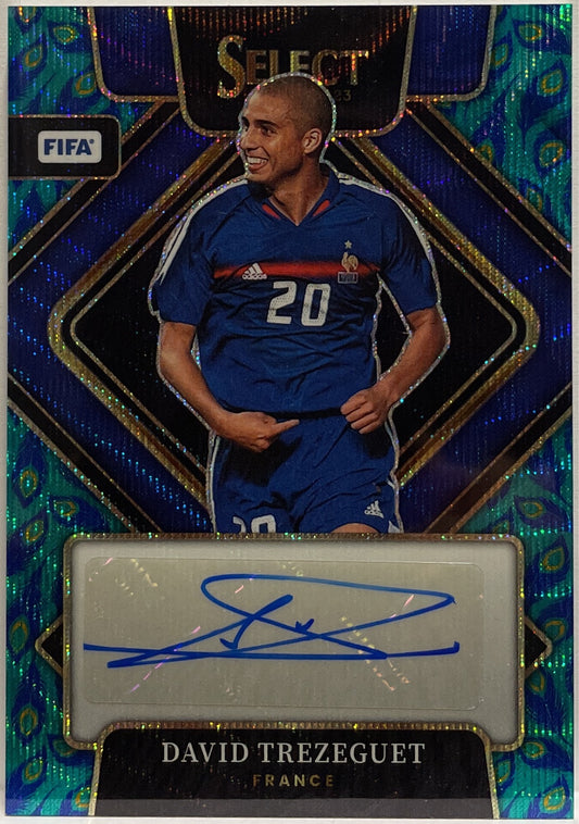 David Trezeguet Autograph Signature Peacock Select Fifa 2022/23