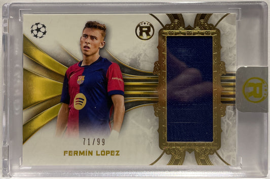 Fermin Lopez 71/99 Patch Relic Topps Reverence 2024/25