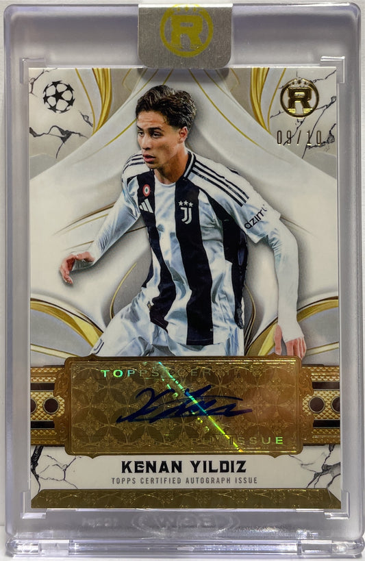 Kenan Yildiz 9/10 Autograph Topps Reverence 2024/25