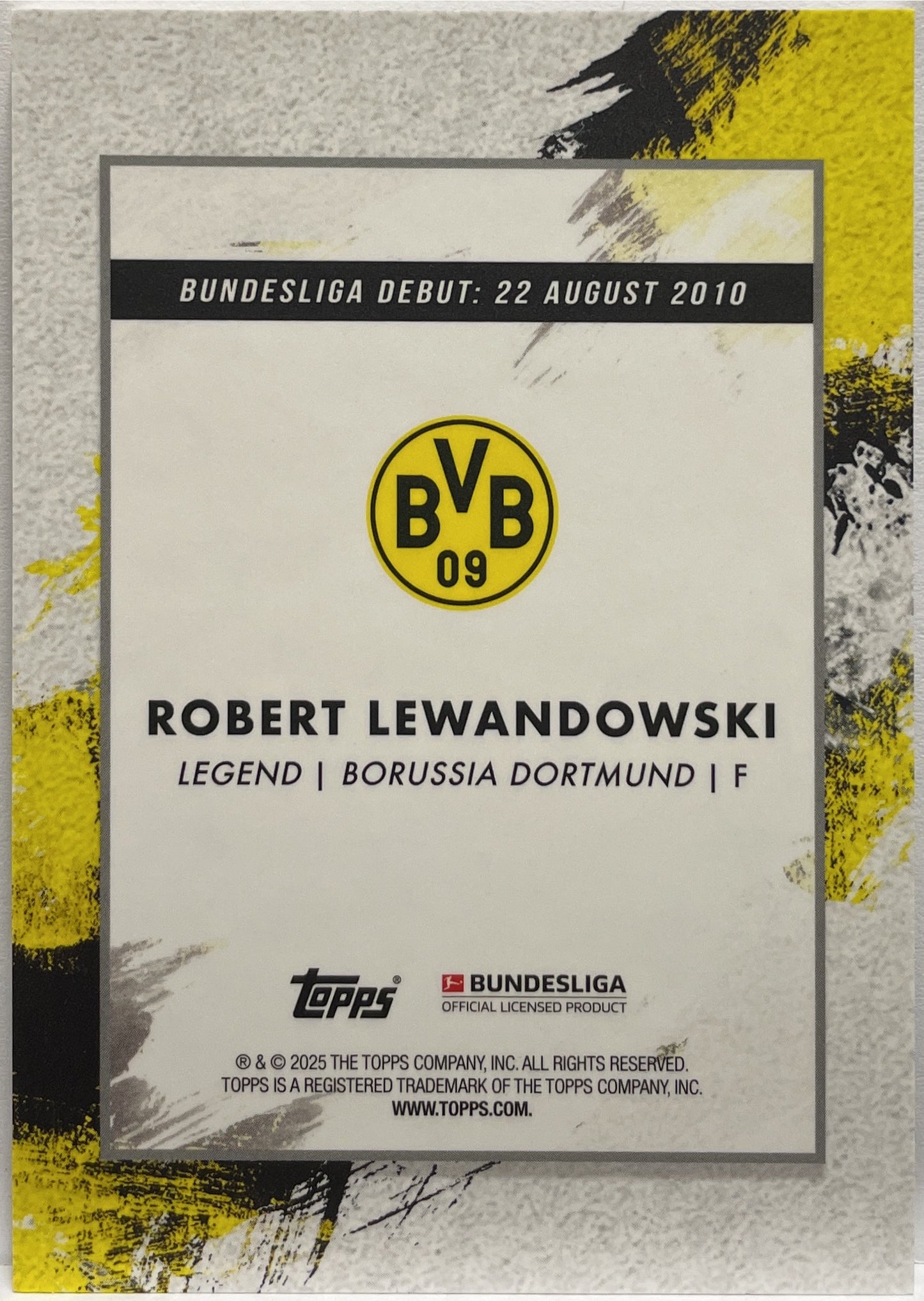 Robert Lewandowski 41/99 Point Topps Inception Bundesliga 2024/25