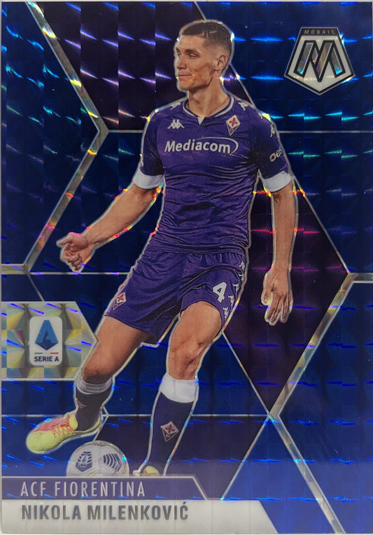Nikola Milenkovic 75/99 Blue Mosaic Serie A 2020/21