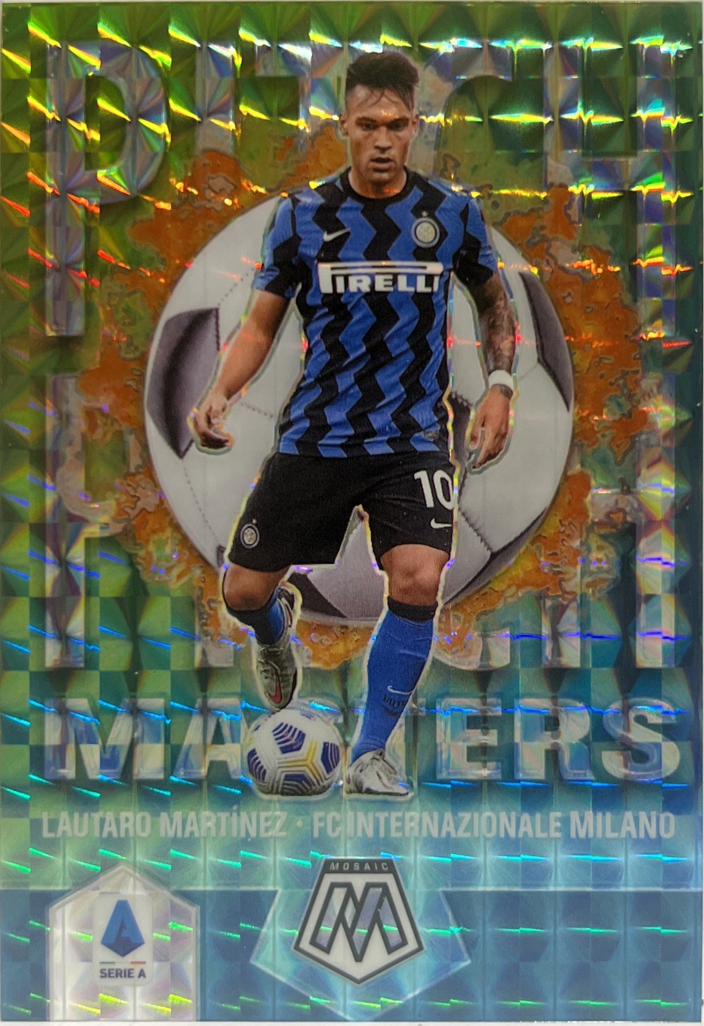 Lautaro Martinez 25/25 Pitch Master White Mosaic Serie A 2020/21