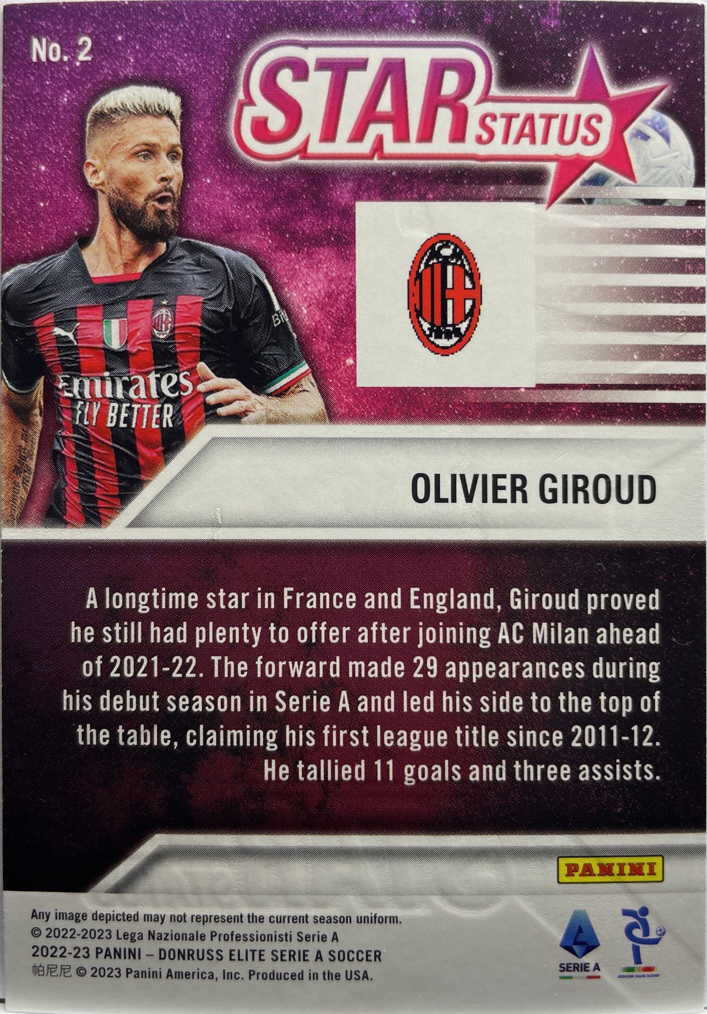 Mancolista-Star Status-Donruss Elite Serie A 2022/23