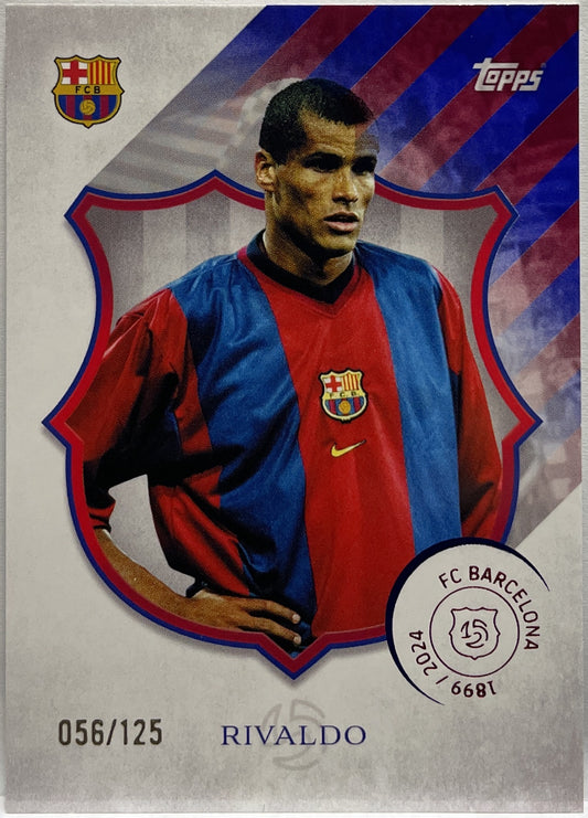 Rivaldo 56/125 Topps Barcelona 125 2024/25