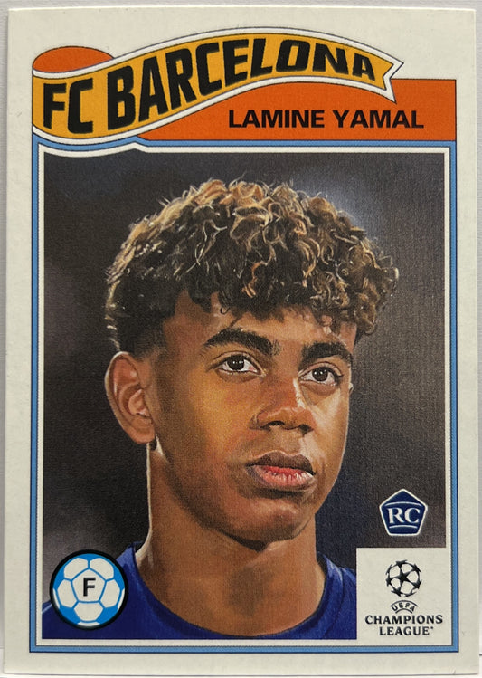 Lamine Yamal Rookie #596 Topps Living UCC 2023
