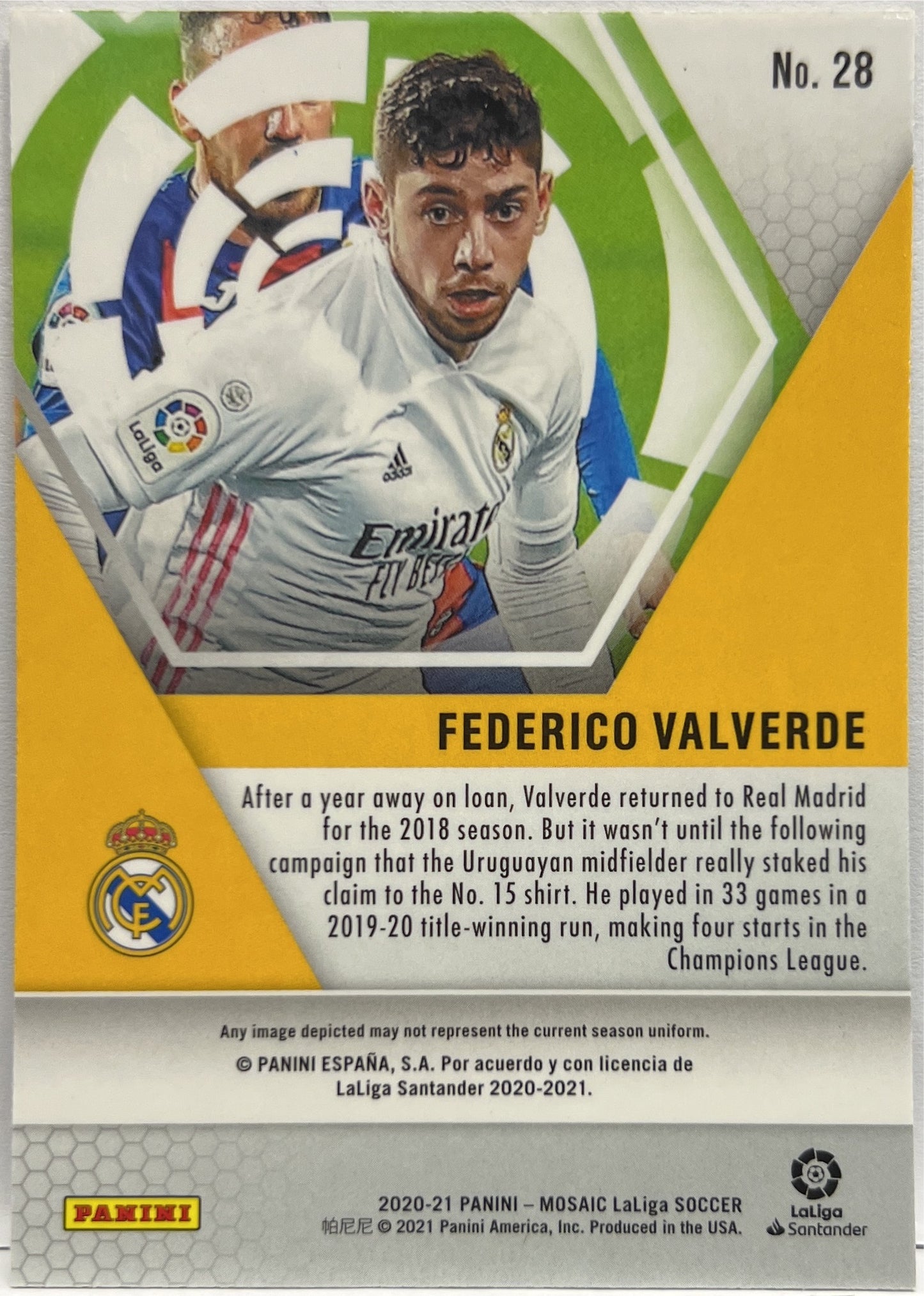 Federico Valverde Rookie Mosaic La Liga 2020/21