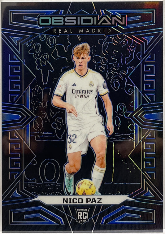 Nico Paz 6/20 Rookie Obsidian 2023/24