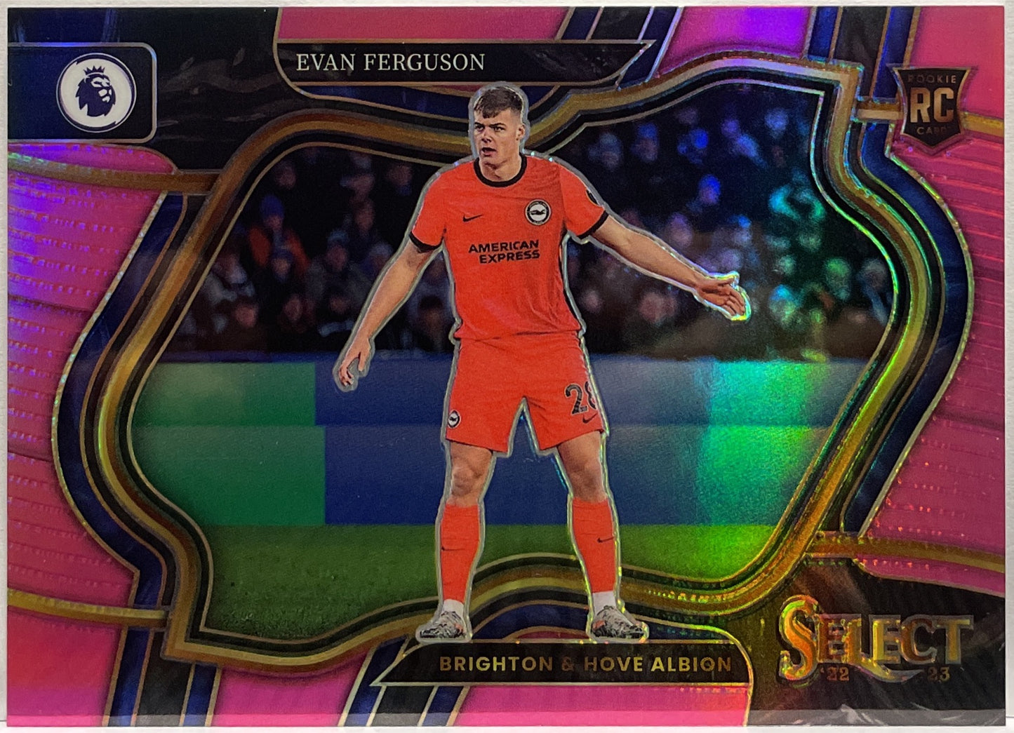 Evan Ferguson 42/99 Rookie Field Level Select Premier League 2022/23