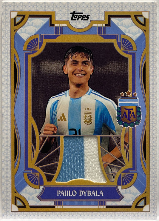 Paulo Dybala Patch Tango Relic Topps Argentina Team Set 2024/25