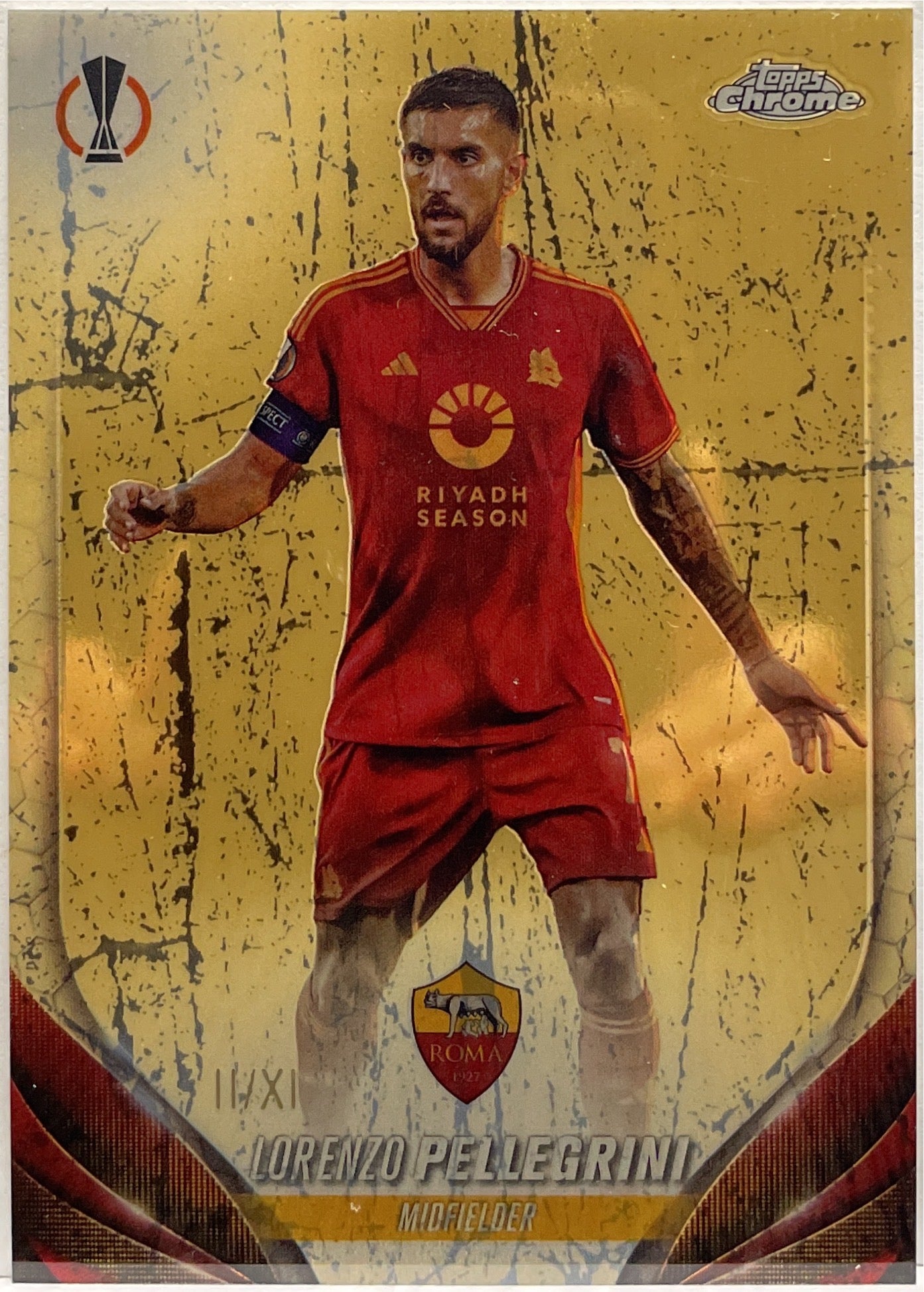 Lorenzo Pellegrini 2/11 I/XI Topps Chrome UCC 2024/25