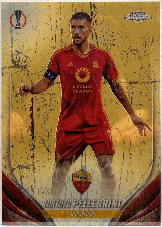Lorenzo Pellegrini 2/11 I/XI Topps Chrome UCC 2024/25