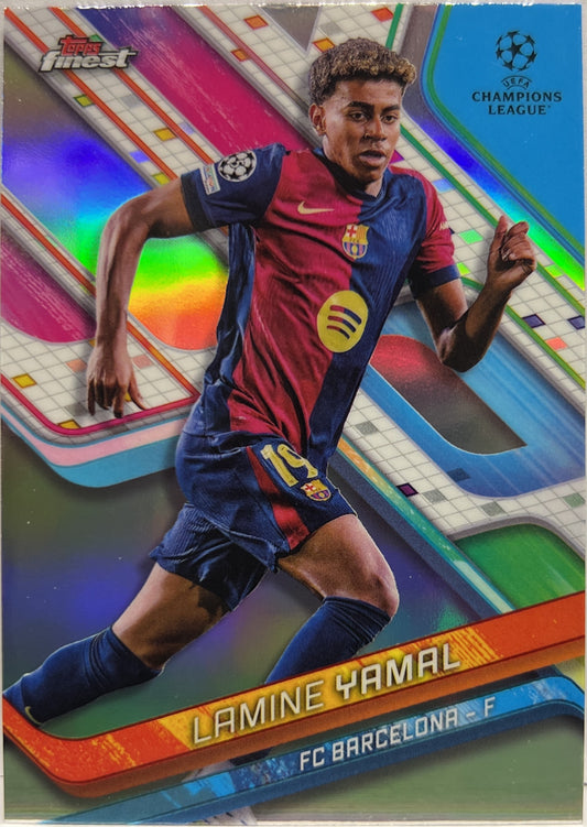 Lamine Yamal Refractor Topps Finest UCC 2024/25