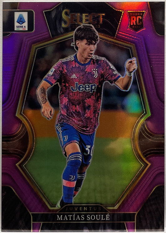 Matias Soule 41/49 Rookie Mezzanine Purple Select Serie A 2022/23