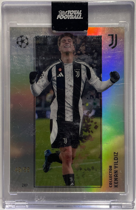 Kenan Yildiz 49/99 Collector Topps Total Football 2023/24