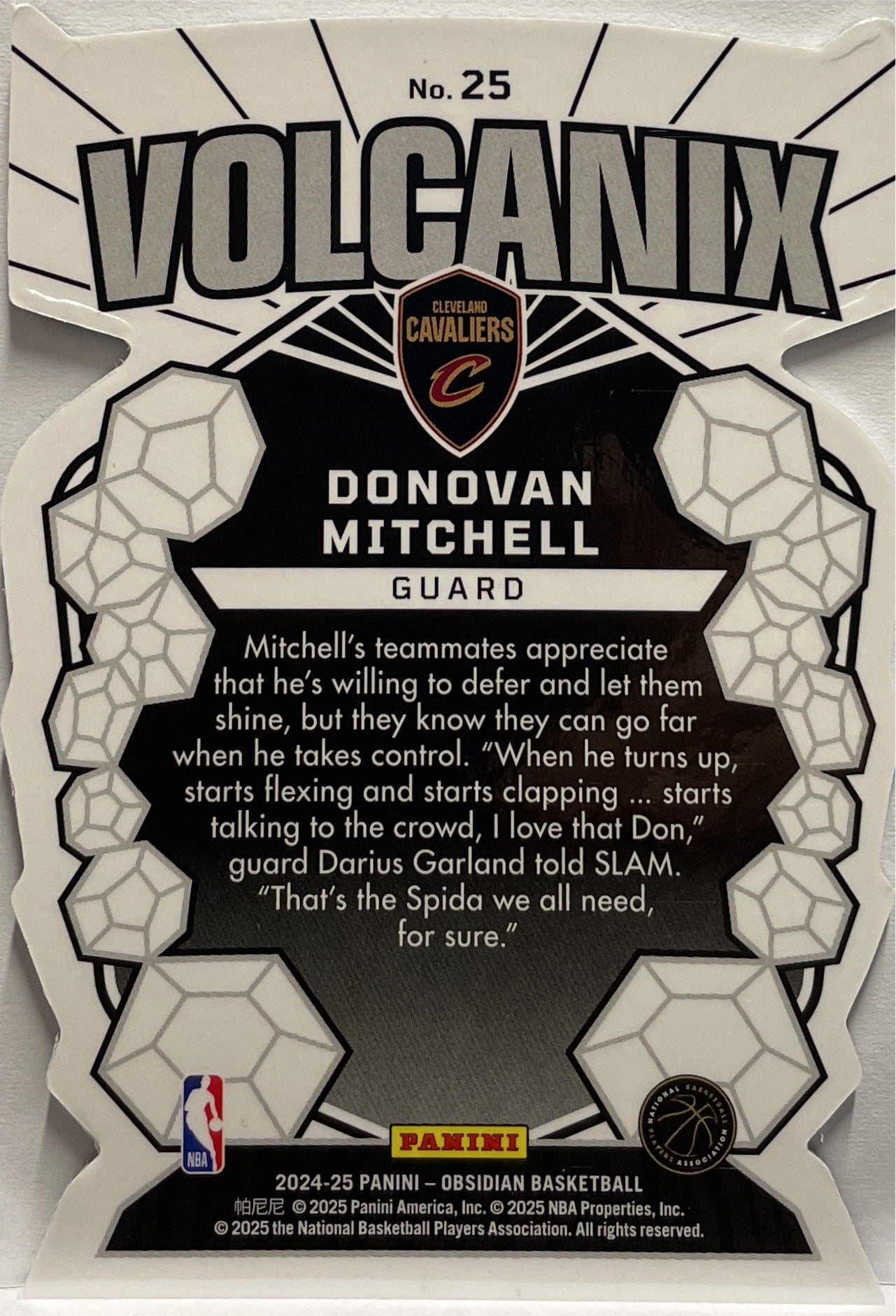 Donovan Mitchell Volcanix Obsidian Basketball NBA 2024/25