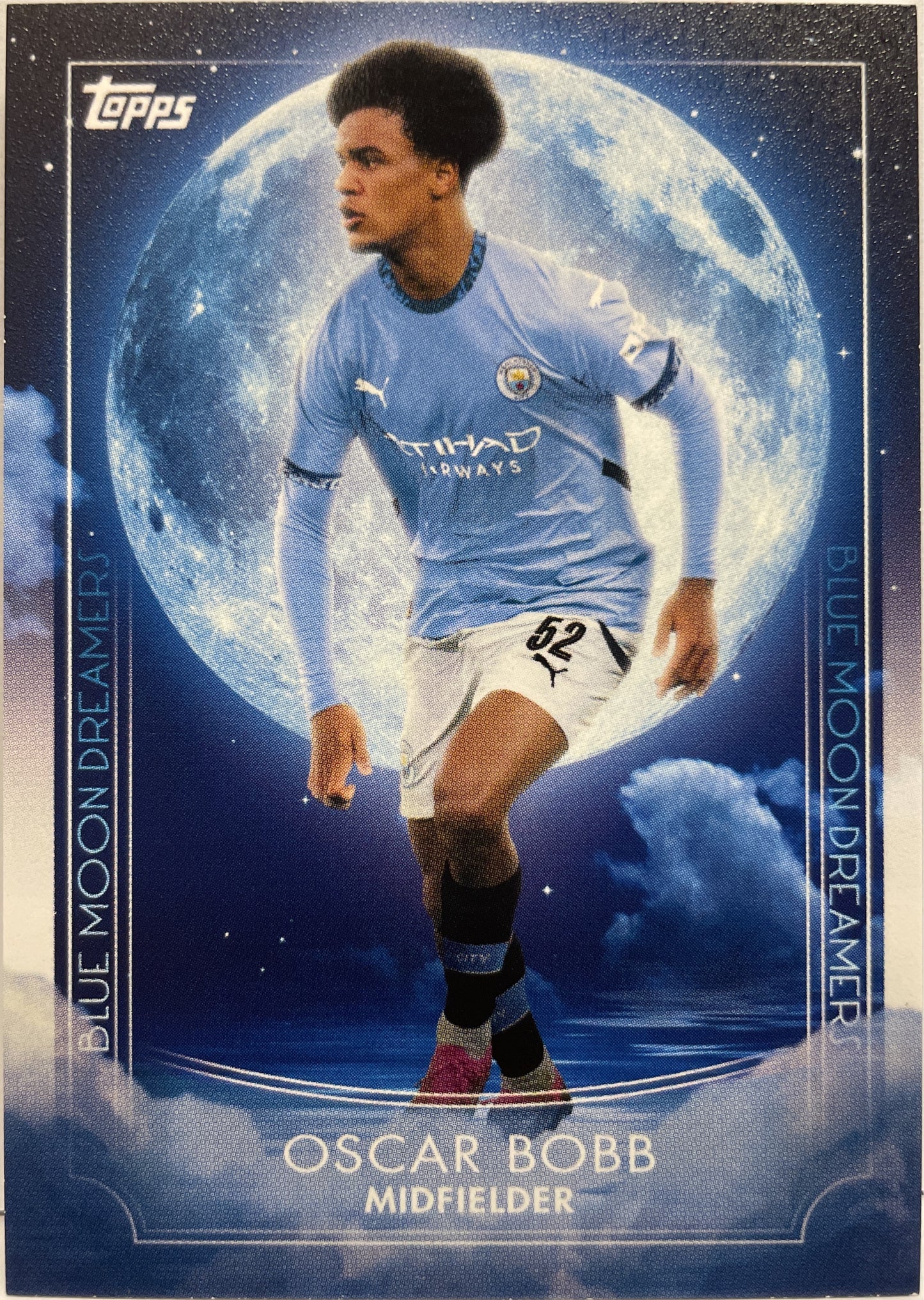 Mancolista-Set Base & Blue Moon Dreams & Gold Moon-Topps Blue Moon Manchester City 2024/25