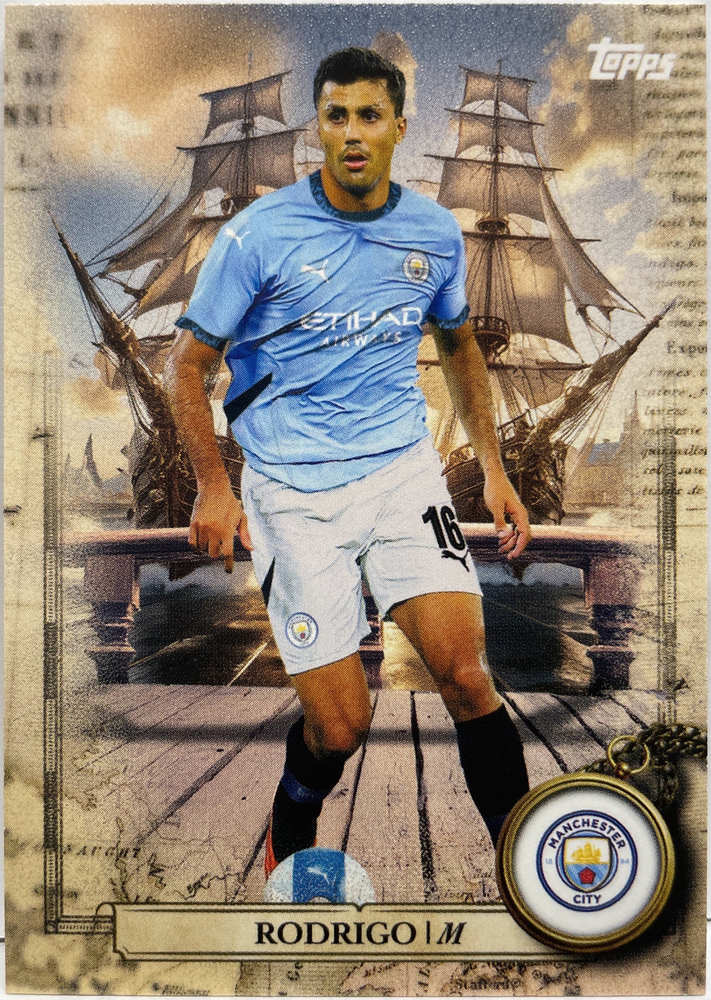 Mancolista-Sail Away-Topps Blue Moon Manchester City 2024/25