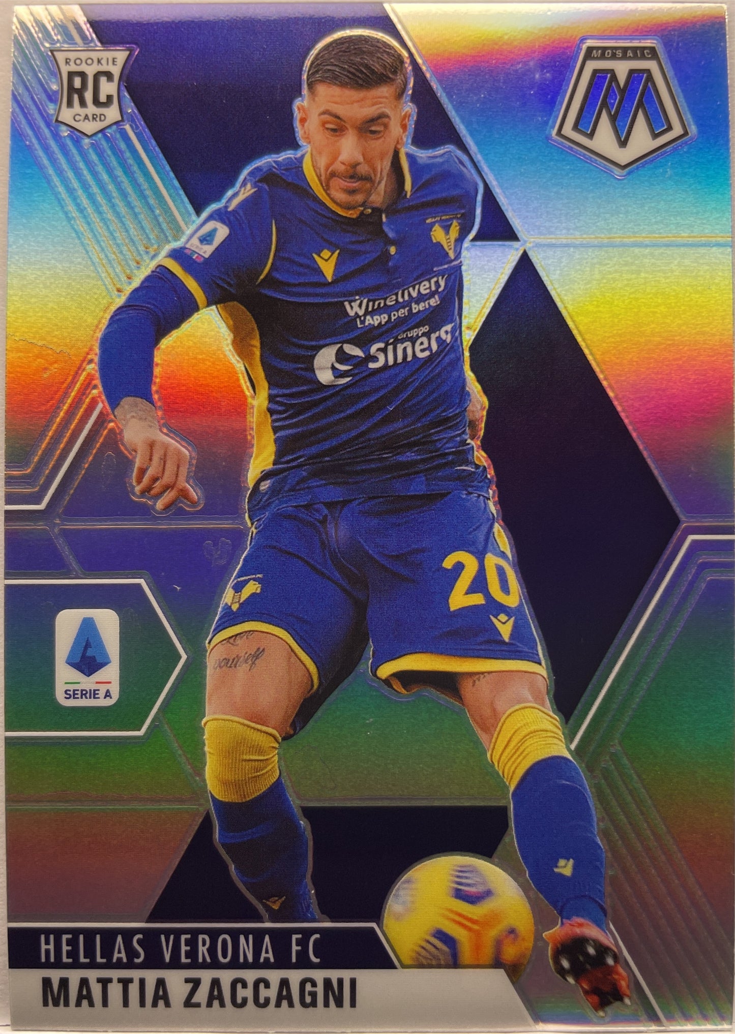 Mancolista-Silver Holo-Mosaic Serie A 2020/21