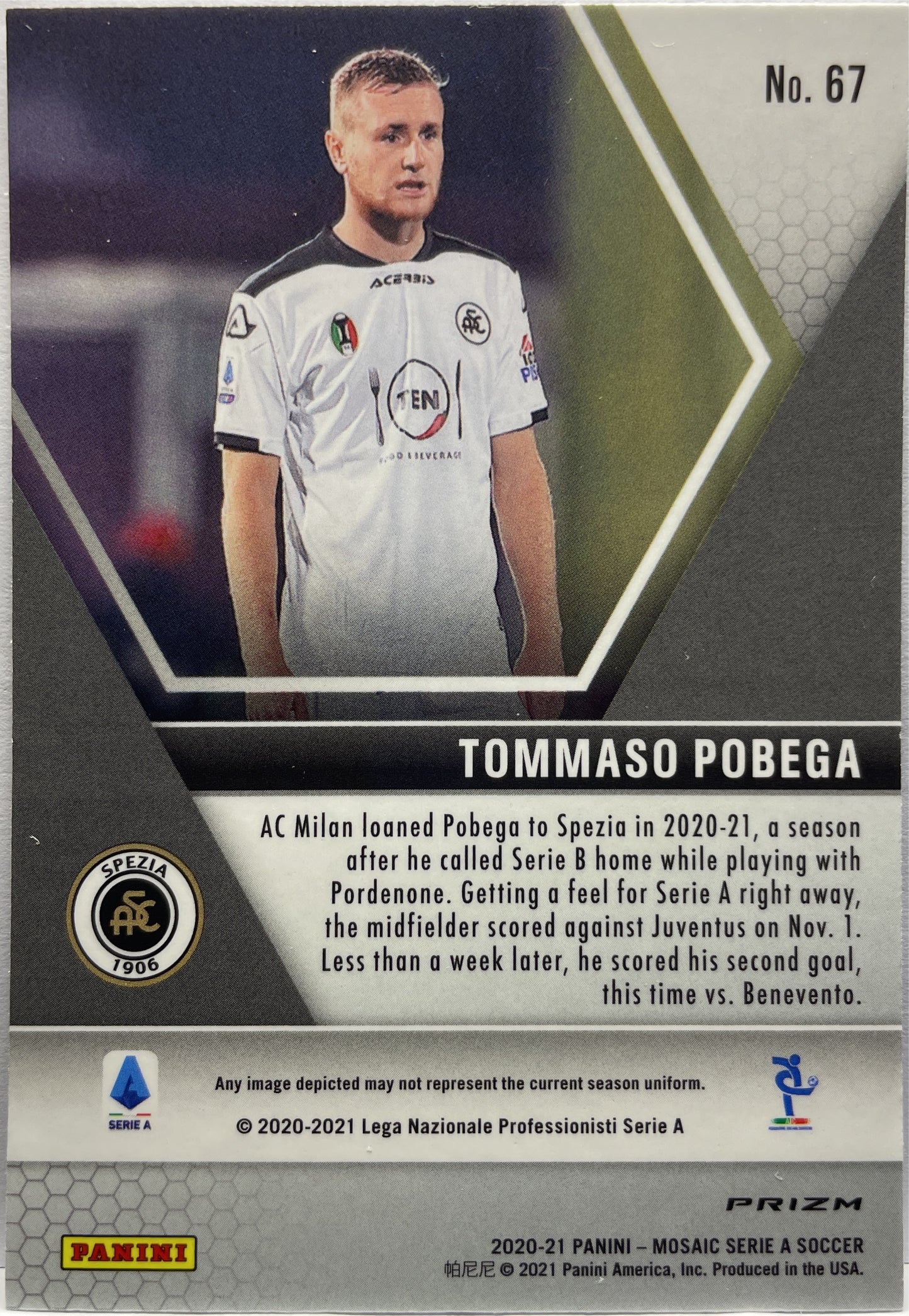 Mancolista-Silver Holo-Mosaic Serie A 2020/21