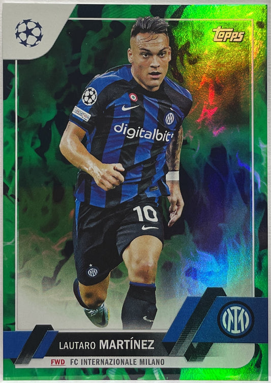 Lautaro Martinez 30/125 Green Inferno Topps UCC 2022/23