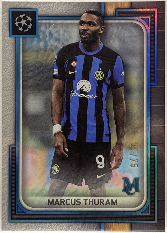 Marcus Thuram 39/75 Aqua Topps Museum 2023/24
