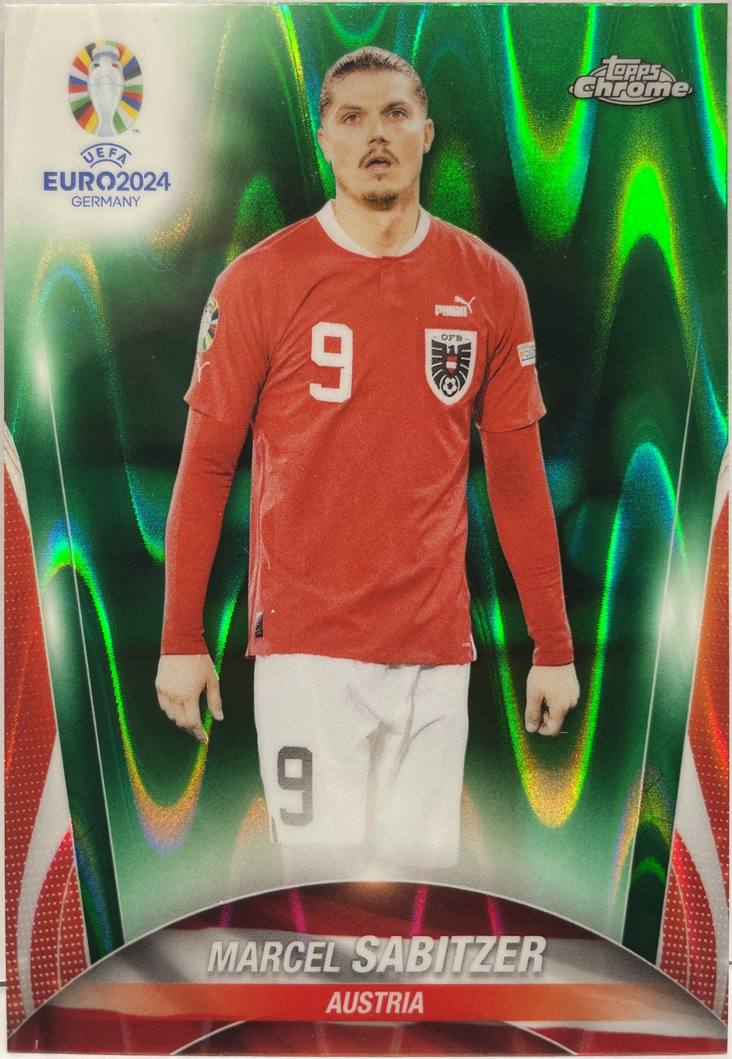 Mancolista-Green RayWave-Topps Chrome Euro 2024