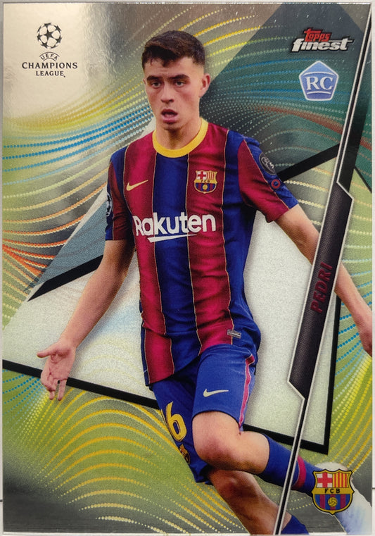 Pedri Rookie Topps Finest UCL 2020/21