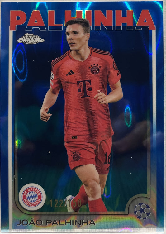Joao Palhinha 122/150 Blue Lava Topps Chrome UCC 2024/25