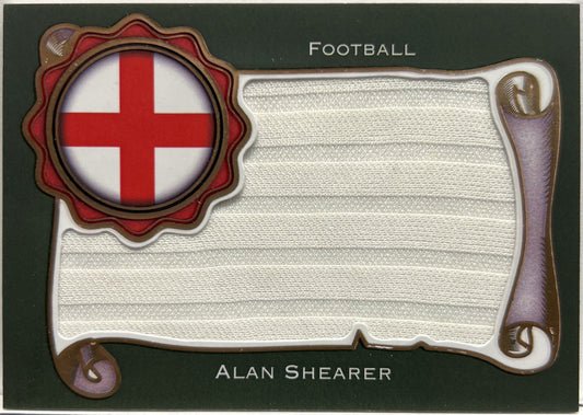 Alan Shearer 9/9 Patch Football Futera 2024