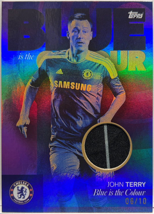 John Terry 6/10 Patch Blue Is The Colour Topps Chelsea Team Set 2023/24