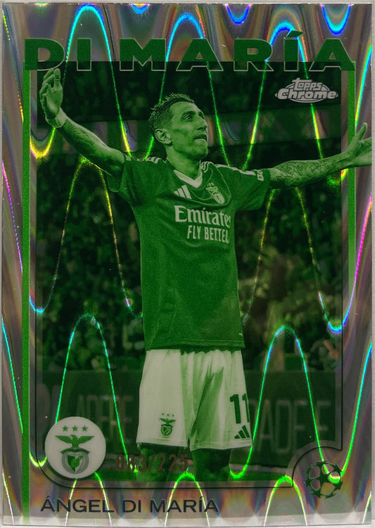 Angel Di Maria 83/225 Night Vision RayWave Topps Chrome UCC 2024/25
