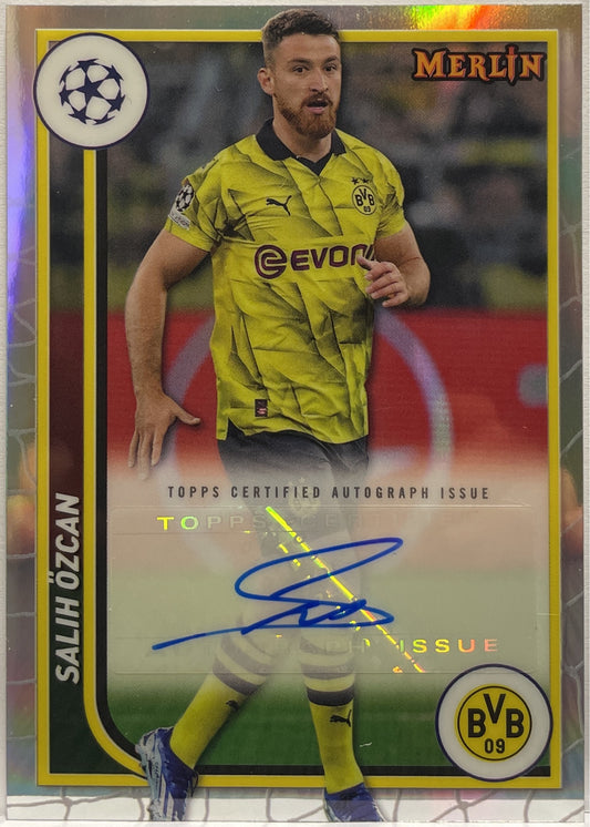 Salih Ozcan Autograph Topps Chrome Merlin 2023/24