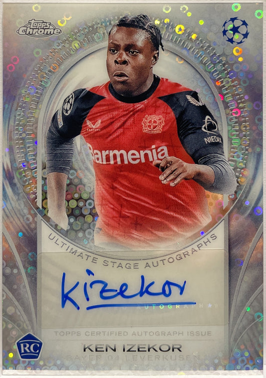 Ken Izekor Rookie Autograph Ultimate Stage Green Topps UCC 2024/25