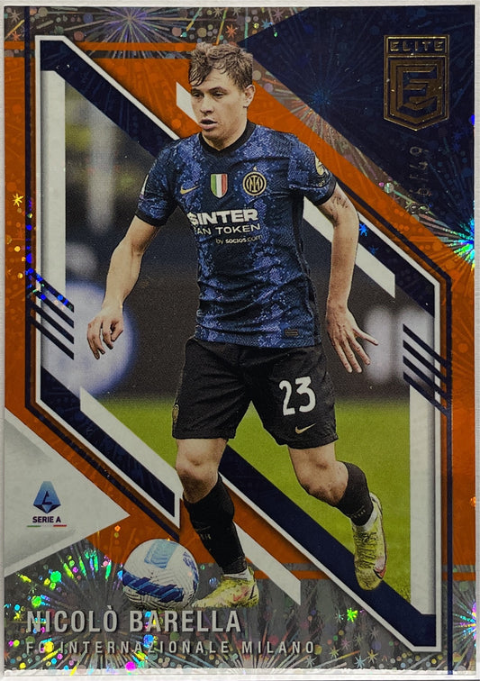 Nicolo Barella 36/49 Orange Fireworks Donruss Elite Serie A 2021/22