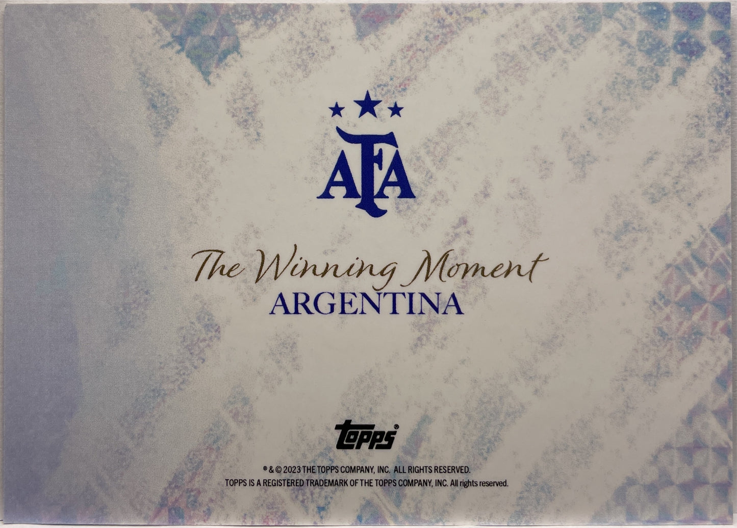 Mancolista-Set Base-Topps Argentina World Champions 2023