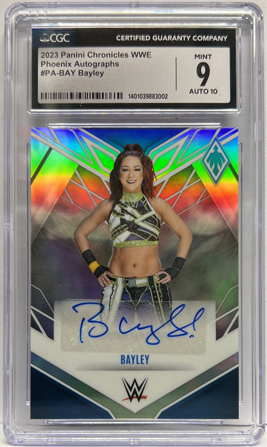 Bayley Autograph Phoenix Chronicles WWE 2023 CGC 9