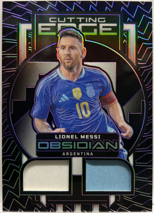Lionel Messi 9/50 Patch Cutting Edge Obsidian 2023/24