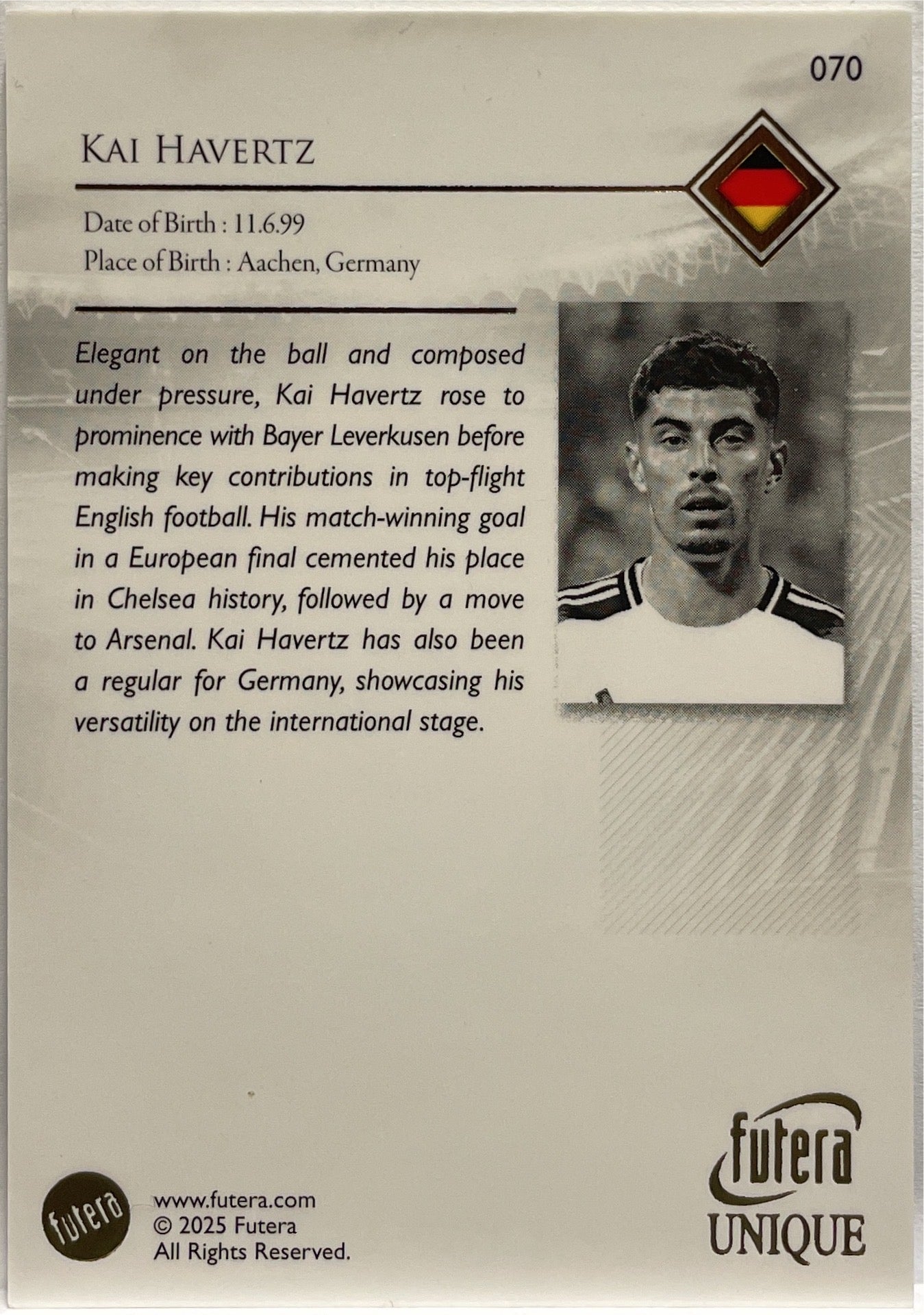 Kai Havertz Futera Unique 2025