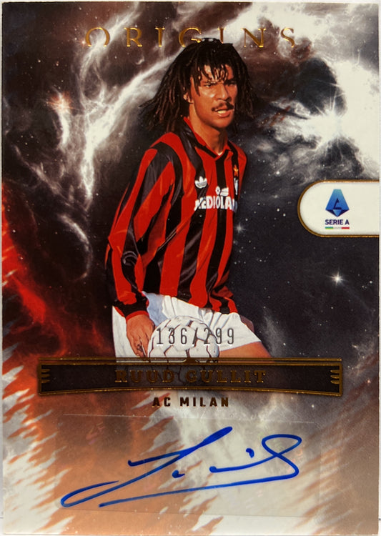 Ruud Gullit 136/299 Autograph Origins Chronicles 2022/23